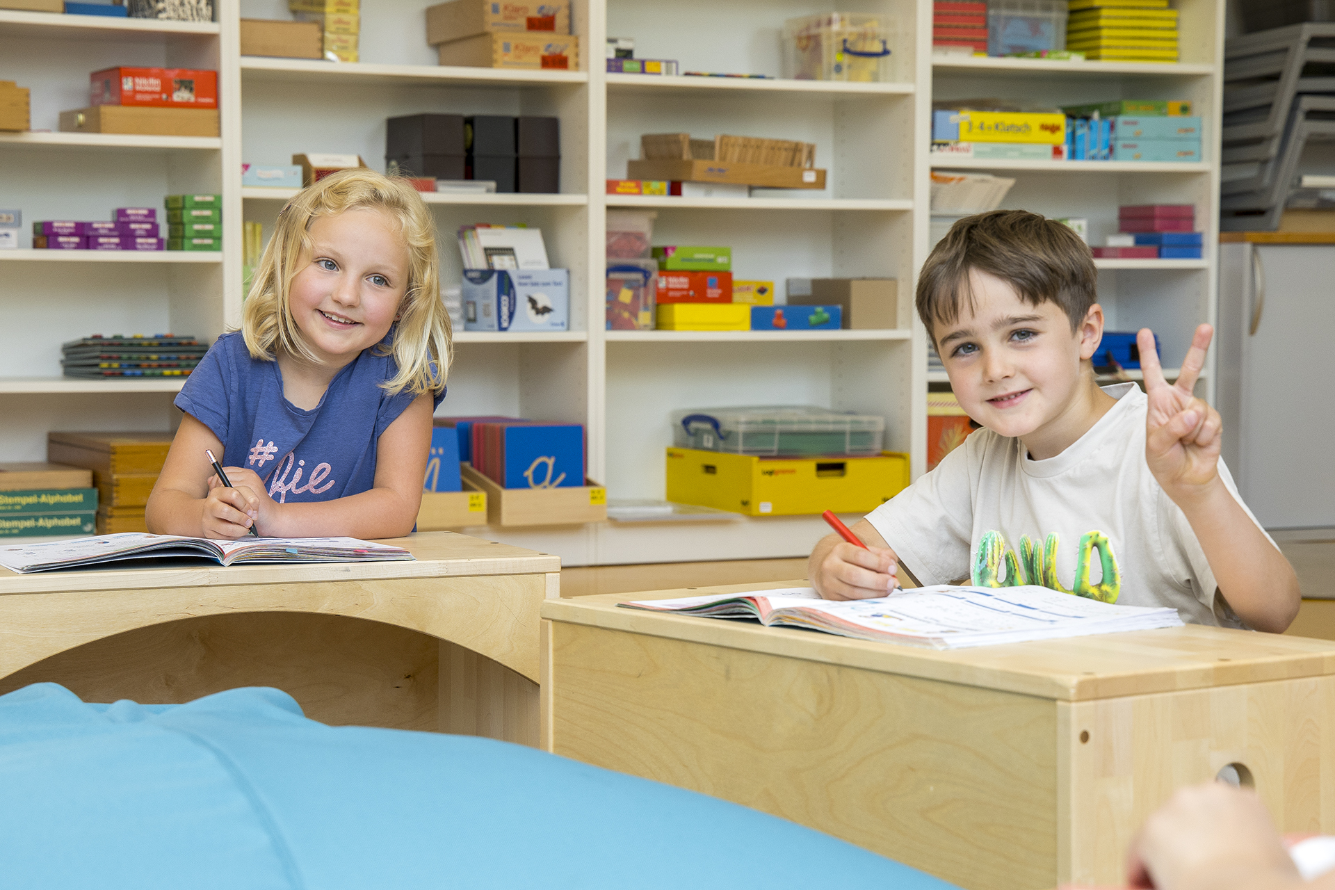 Lernen an der Grundschule in Aulendorf